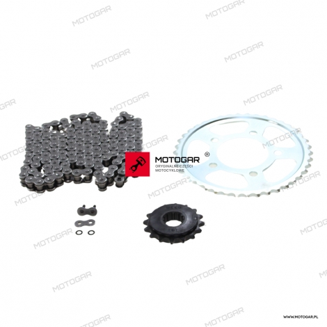 Zestaw napędowy (łańcuch, zębatka przednia, tylna) Honda CRF1000 [OEM: 06406MJPG50]