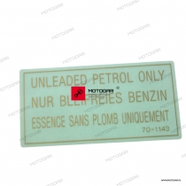 Naklejka informacyjna Kawasaki D-TRACKER (125), Ninja ZX-12R, KLE650 Versys, Z750, VN2000 Vulcan [OEM: 560701143]