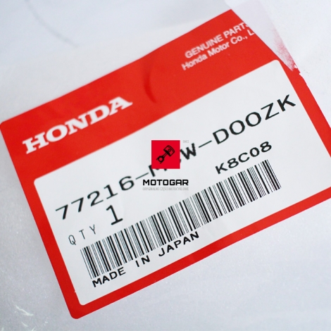 Zaślepka rączki uchwytu pasażera Honda VFR 800 prawa czerwona [OEM: 77216MCWD00ZK]