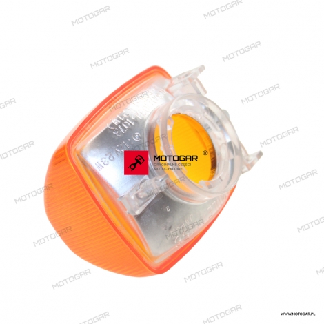 Oprawa kierunkowskazu, klosz Honda VFR400, CB450, XBR500, CBR600, NTV650 Revere, RVF750, CBR900 RR Fireblade [OEM: 33406MB2671]