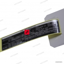 Naklejka informacyjna, opony Honda NSA700 DN-01 [OEM: 87505MEH630]