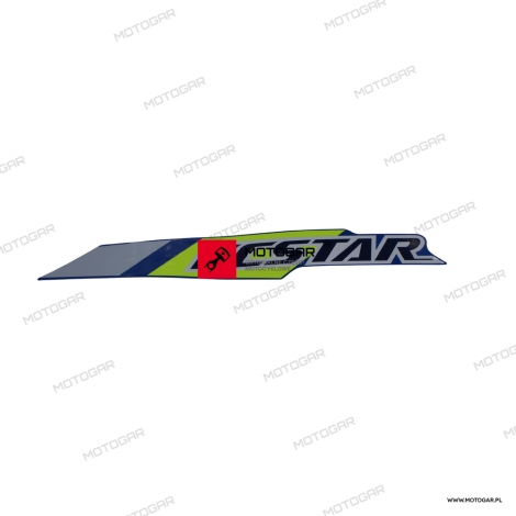 Naklejka napis owieki prawy Suzuki GSX-R125 [OEM: 6818523KA0YSF]