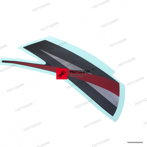 Naklejka na bok, prawa owiewki Suzuki GSX1300R Hayabusa [OEM: 6818515H30AAR]