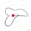 Uszczelka pokrywy filtra powietrza Honda TRX400, TRX450 [OEM: 17219HM7000]