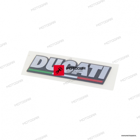 Naklejka owiewki, osłony kanapy tył Ducati Diavel [OEM: 43815501A]
