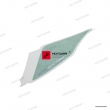 Naklejka ogona owiewki tył lewa Aprilia Tuono 1100 [OEM: 2H001776]