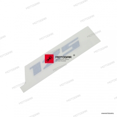 Naklejka owiewki ogona tył Suzuki UH125 Burgman [OEM: 6813103H10YES]