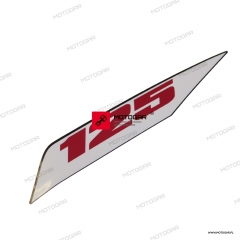 Naklejka owiewki tył lewy Suzuki GSX-S125 [OEM: 6814123K90GHY]