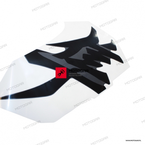 Emblemat prawy, znaczek, logo Suzuki GSX1300R Hayabusa [OEM: 6818110L00HGU]