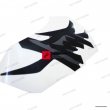 Emblemat prawy, znaczek, logo Suzuki GSX1300R Hayabusa [OEM: 6818110L00HGU]