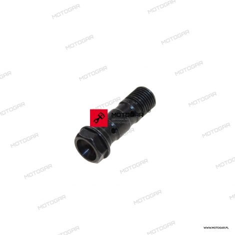 Śruba lewego przewodu hamulcowego Ducati Diavel, Monster, Multistrada, Streetfighter, Superbike/Panigale [OEM: 77913091AB]
