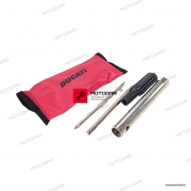 Zestaw narzędzi, narzędziówka Ducati Monster 400, 600, 620, 695, 750, 800, 900, 1000, S2R, S4 / S4R [OEM: 69720062B]