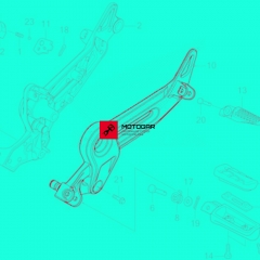 Mocowaniem lewego podnóżka Honda MSX125 Grom [OEM: 50700K26G00]