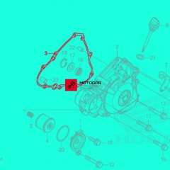  Uszczelka pokrywy alternatora Honda CRF450 [OEM: 11395MKEA01]
