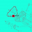  Uszczelka pokrywy alternatora Honda CRF450 [OEM: 11395MKEA01]