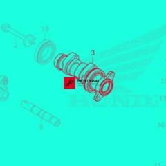 Wałek rozrządu Honda XR600R [OEM: 14110MKEAF0]