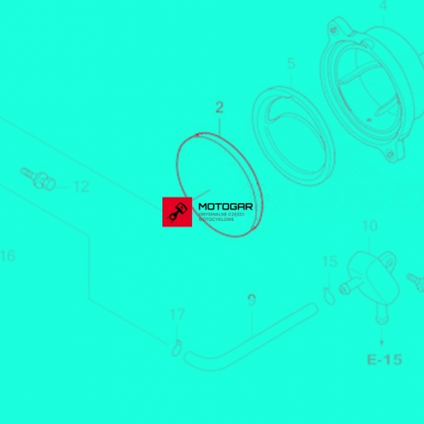 Wkład filtra powietrza Honda CRF50 [OEM: 17211GELA80]