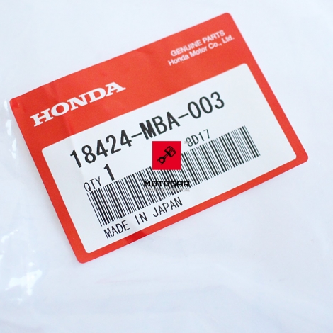 Osłona tylnej rury wydechowej Honda VT 750 Shadow chrom [OEM: 18424MBA003]