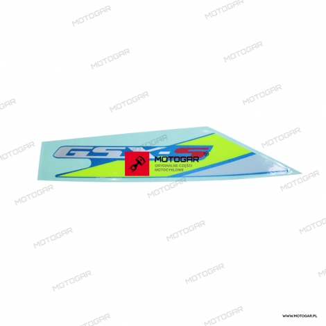 Naklejka owiewki przód lewa Suzuki GSX-S 750 [OEM: 6814513K70BUK]