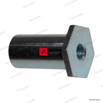 M6 THREADED SOCKET WITH HEXAGONAL FLANGE Piaggio, Aprilia, Derbi, Gilera, Moto Guzzi, Vespa [OEM: 2B005510] *