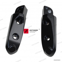 GIL GP PASSENGER FOOTPEGS 800 BLACK Piaggio, Aprilia, Derbi, Gilera, Moto Guzzi, Vespa [OEM: 2R000570] *