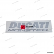 Naklejka, emblemat baku Ducati Monster 1200 [OEM: 43611981A]