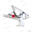 Set, mocowanie, uchwyt podnóżka kierowcy lewy Kawasaki KLE650 Versys [OEM: 350630709458]