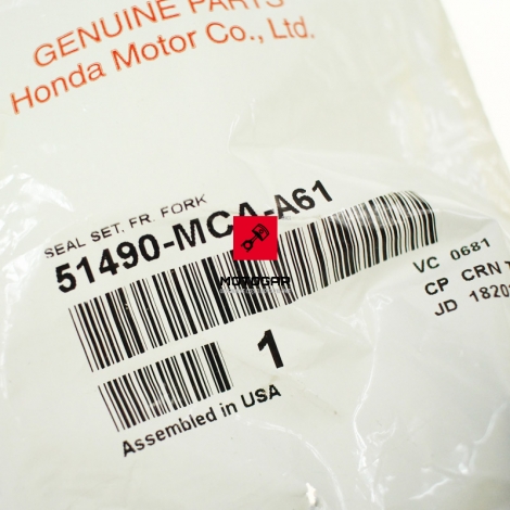 Uszczlenicze lagi amortyzatora Honda GL 1800 Gold Wing lewej zestaw [OEM: 51490MCAA61]
