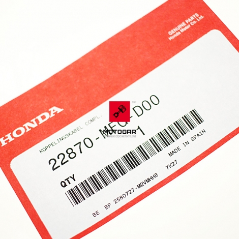 Linka sprzęgła Honda CB 600F Hornet 2007-2013 [OEM: 22870MFGD00]